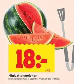 ICA Supermarket Minivattenmeloner erbjuda