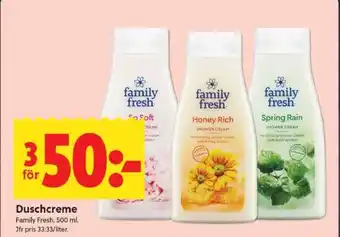 ICA Supermarket Duschcreme erbjuda