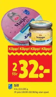 ICA Supermarket SILL erbjuda