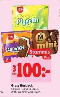 ICA Supermarket GLASS FLERPACK erbjuda