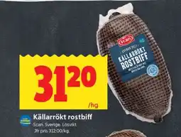 ICA Supermarket Källarrökt rostbiff erbjuda