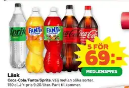 Stora Coop Läsk erbjuda