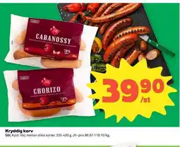 Coop Kryddig Korv erbjuda