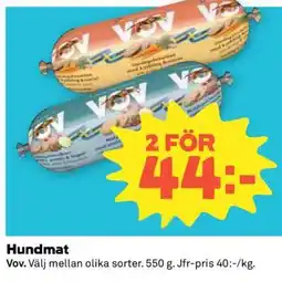 Coop Hundmat erbjuda