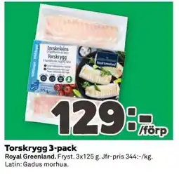 Coop TORSKRYGG 3-PACK erbjuda
