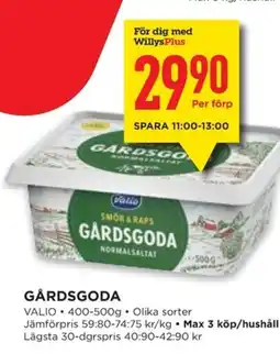 Willys VALIO Gårdsgoda erbjuda