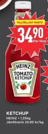 Willys HEINZ Ketchup erbjuda