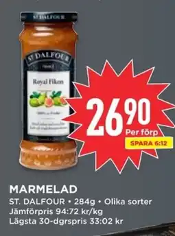 Willys ST. DALFOUR Marmelad erbjuda
