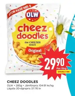 Willys OLW Cheez doodles erbjuda