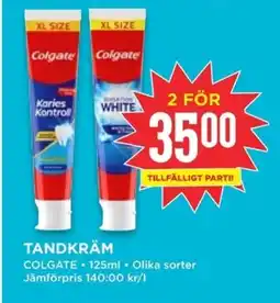 Willys COLGATE Tandkräm erbjuda