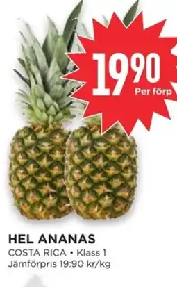 Willys Hel ananas erbjuda
