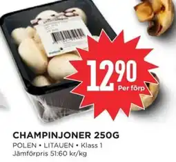 Willys Champinjoner erbjuda