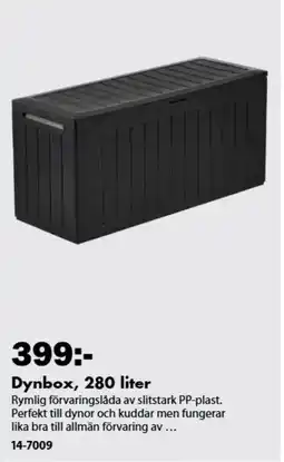 Biltema Dynbox erbjuda
