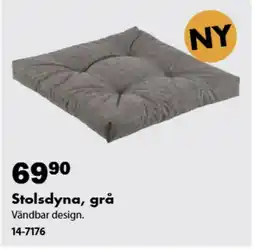 Biltema Stolsdyna, grå erbjuda