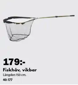 Biltema Fiskhåv, vikbar Längden erbjuda