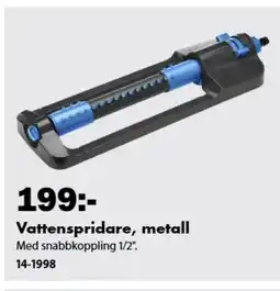 Biltema Vattenspridare, metall erbjuda
