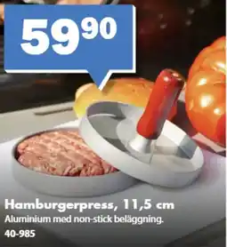 Biltema Hamburgerpress erbjuda