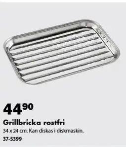 Biltema Grillbricka rostfri erbjuda
