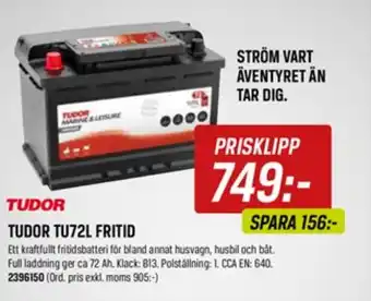 Tools Tudor TU72L fritid erbjuda