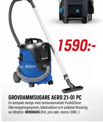 Grovdammsugare Aero 21-01 PC