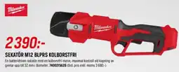 Tools Sekatör M12 BLPRS Kolborstfri erbjuda