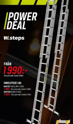 Tools Enkelstege LBA erbjuda