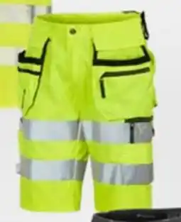 Tools Hantverksshorts stretch Varsel motion 143-2 gul erbjuda