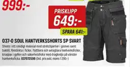 Tools 037-0 Soul hantverksshorts SP svart erbjuda