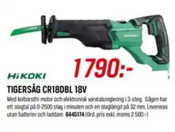 Tools Tigersåg CR18DBL 18V erbjuda