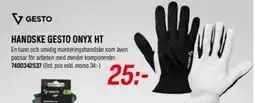 Tools Handske gesto onyx HT erbjuda
