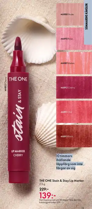 Oriflame THE ONE Stain & Stay Lip Marker erbjuda