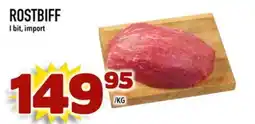 Prisma Mat Rostbiff i bit, import erbjuda