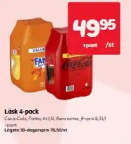 Hemköp Läsk 4-pack erbjuda