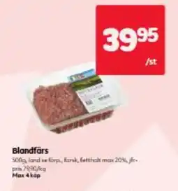 Hemköp Blandfärs erbjuda