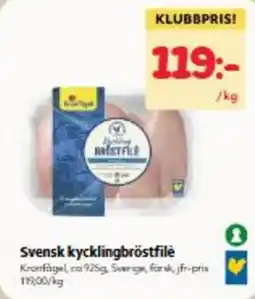 Hemköp Svensk kycklingbröstfile erbjuda