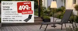 Jula Solsäng 195x60 cm erbjuda