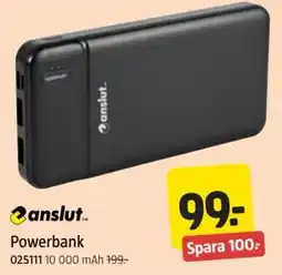 Jula Powerbank erbjuda