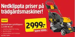 Jula Bensindriven gräsklippare 2,3 kW 46 cm erbjuda