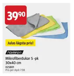 Jula Mikrofiberdukar 5 -pk erbjuda