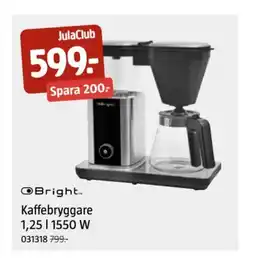 Jula Kaffebryggare 1,25 l 1550 W erbjuda