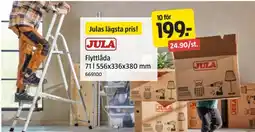 Jula Flyttlåda 71 556x336x380 mm erbjuda