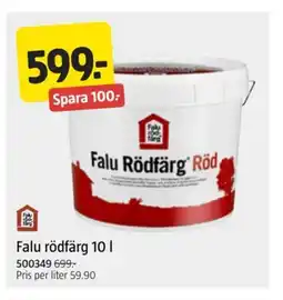 Jula Falu rödfärg 10 I erbjuda