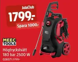 Jula Högtryckstvätt 180 bar 2500 W erbjuda