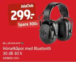 Jula Hörselkåpor med Bluetooth 30 dB 30 h erbjuda