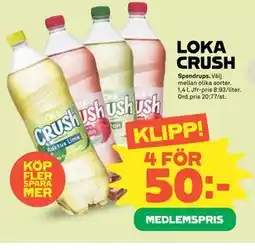 Stora Coop LOKA CRUSH, Medlemspris erbjuda