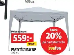 Bauhaus PARTYTÄLT EASY UP erbjuda