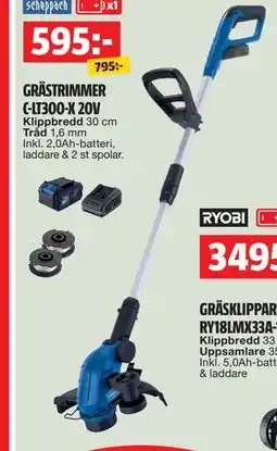 Bauhaus GRÄSTRIMMER C-LT300-X 20V erbjuda