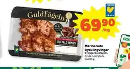 Stora Coop Marinerade kycklingvingar, Medlemspris erbjuda