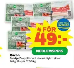 Stora Coop Bacon, Medlemspris erbjuda