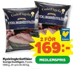 Stora Coop Kycklingbröstfiléer, Medlemspris erbjuda